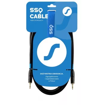 SSQ MIMI2 SS-1425 cable minijack estéreo 3,5 mm - minijack estéreo 3,5 mm 2 m negro