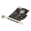StarTech.com cable breakout QSFP+ de 3m – QSFP+ a 4x SFP+