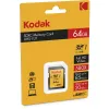 Kodak SDXC Premium Tarjeta de memoria, 64 GB, UHS-I U1 V10, Class 10 (EKMSD64GXC10K)
