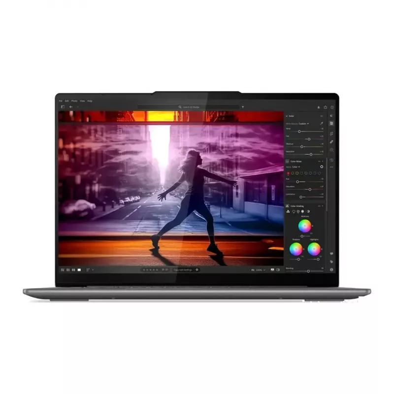 Portátil Lenovo YOGA Slim 7 14 inch Ultra 5 125H, 16 GB LPDDR5, 1 TB NVMe, 14 inch WUXGA OLED, Windows 11 Home, Luna Grey