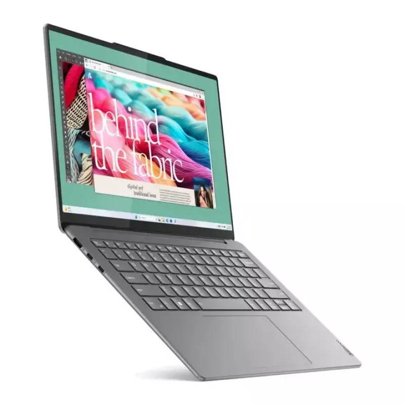 Portátil Lenovo YOGA Slim 7 14 inch Ultra 5 125H, 16 GB LPDDR5, 1 TB NVMe, 14 inch WUXGA OLED, Windows 11 Home, Luna Grey