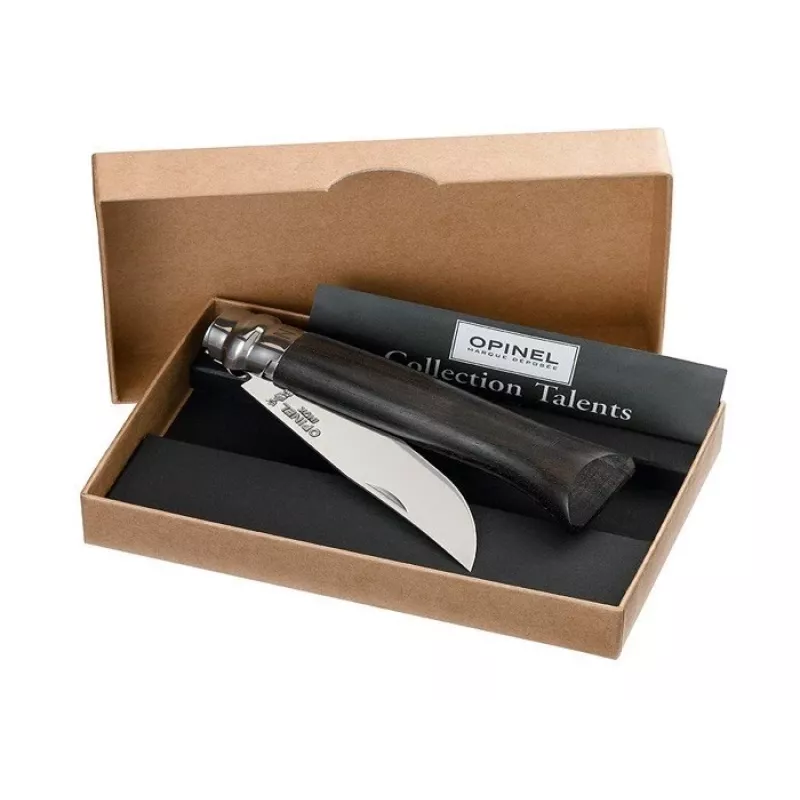 Navaja Opinel N°08 Collector Negro longitud de hoja 8,5 cm