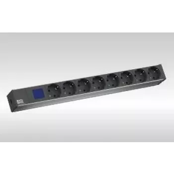 Unidad de distribución de corriente Bachmann 800.2154 8 salidas AC Negro LCD