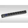 Unidad de distribución de corriente Bachmann 800.2154 8 salidas AC Negro LCD