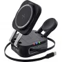 Cargador inalámbrico de interior InLine 33392T para auriculares, headsets, smartphones y smartwatches – alimentación USB 9/12 V, Negro