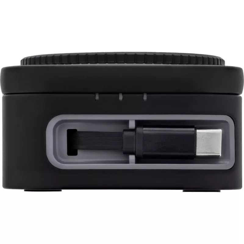 Cargador inalámbrico de interior InLine 33392T para auriculares, headsets, smartphones y smartwatches – alimentación USB 9/12 V, Negro