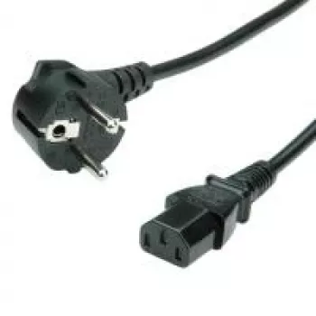 Bachmann 351.167 - 0,5 m - Conector macho tipo F - Conector hembra C13 - 250 V - 10 A - Negro