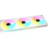 COUGAR Unity360-FB Ventilador ARGB PWM invertido de marco único 360mm, 120mm x3, 700–1600 RPM, FDB, Blanco