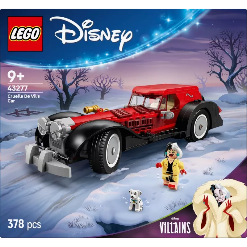 Set LEGO El coche de Cruella De Vil 43277 – Set de construcción de coleccionista