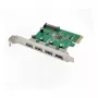 Tarjeta PCIe USB 3.0 Inateck KTU3FR-4P — 4 puertos USB 3.0, conector de alimentación SATA de 15 pines