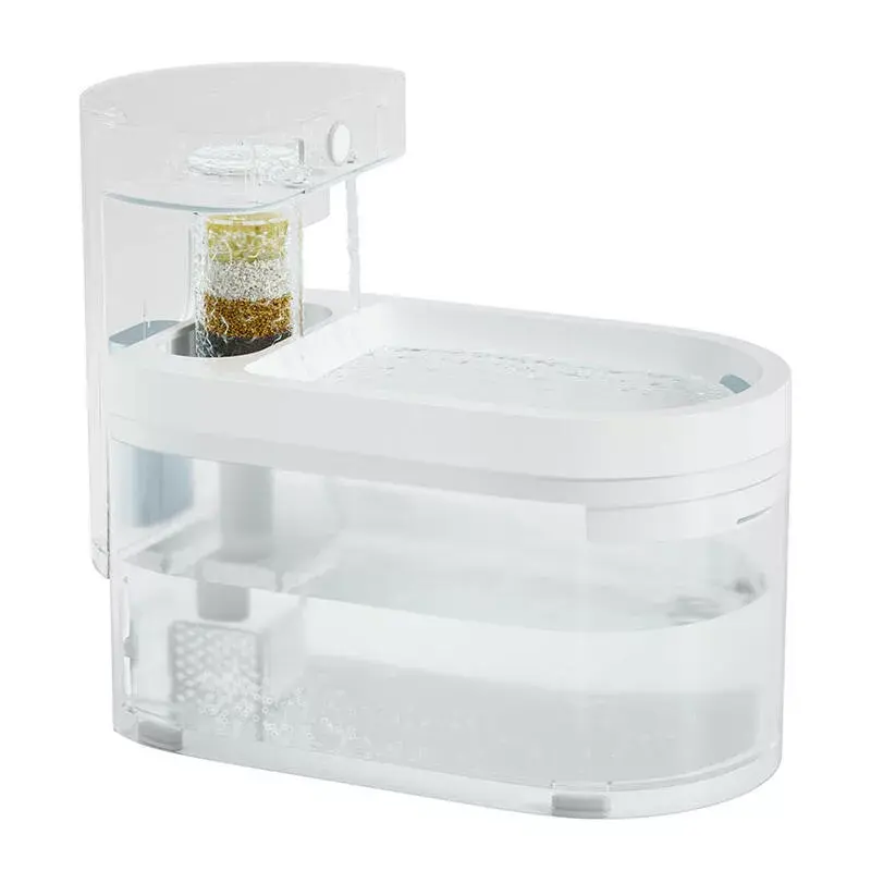 Fuente para gatos Catlink Pure 3 CL-WB-02 blanco con sistema de filtrado y caudal de agua ajustable