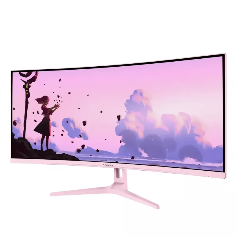 Monitor curvo para ordenador Arozzi Nova 34 pulgadas (86,4 cm) 3440×1440 21:9 LED 1 ms Rosa