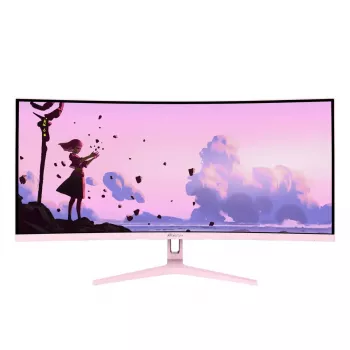 Monitor curvo para ordenador Arozzi Nova 34 pulgadas (86,4 cm) 3440×1440 21:9 LED 1 ms Rosa