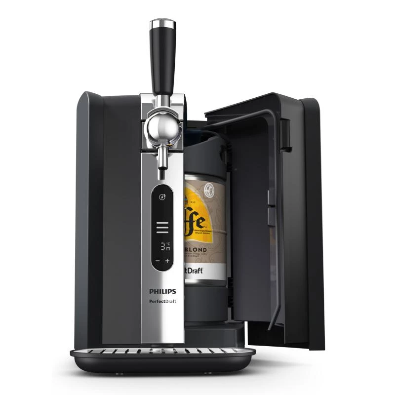 Máquina de cerveza de barril Philips HD3770/90 PerfectDraft, negro, compatible con barriles de 6 litros