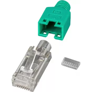 EFB Elektronik conector macho RJ45 STP TM11 verde 100 uds. 3 elementos Cat - set de cables/adaptadores - red