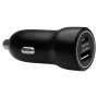 Cargador de coche d bramante re-charge — USB-C 30W + USB-A 18W, 12–24V, negro