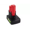 Batería para herramientas inalámbricas Green Cell PTML12V6 12V Li-Ion 6 Ah, dimensiones 6,6×9×11,1 cm