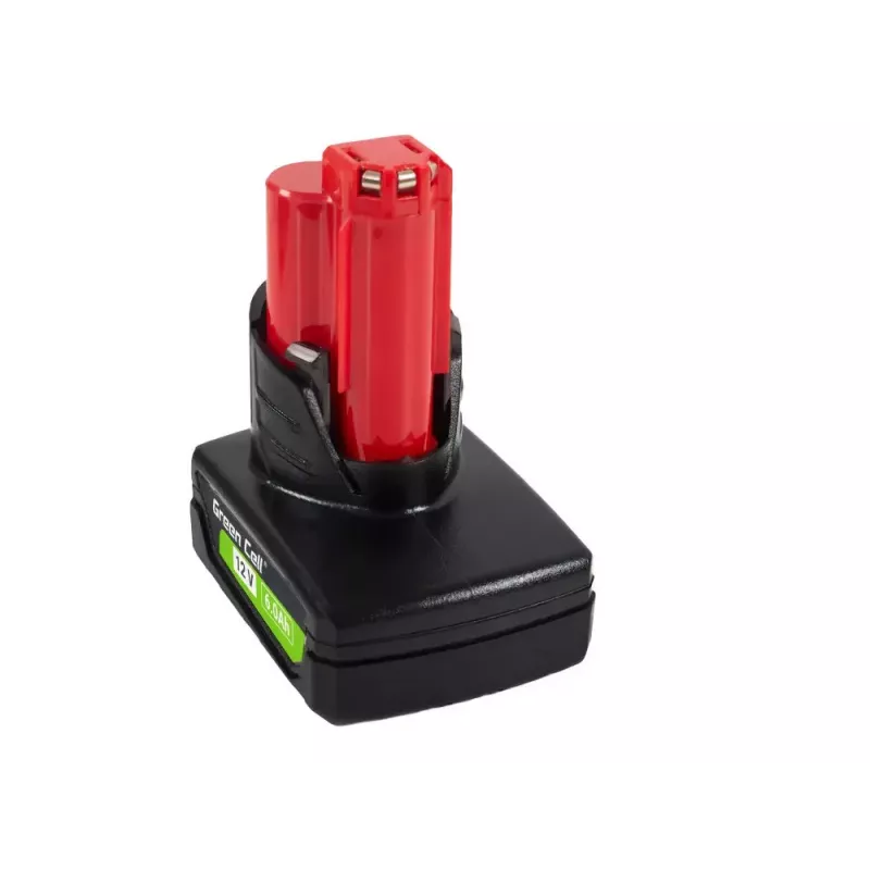 Batería para herramientas inalámbricas Green Cell PTML12V6 12V Li-Ion 6 Ah, dimensiones 6,6×9×11,1 cm