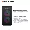 PC gaming de sobremesa OMEN GT16-1173ng - AMD Ryzen 7 9800X3D, 64GB RAM, 2TB SSD, Radeon 9700 XT 16G, Windows 11 Home