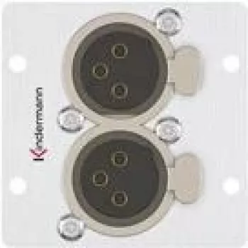 Módulo de tomas de corriente 2 x XLR Kindermann 7444000579