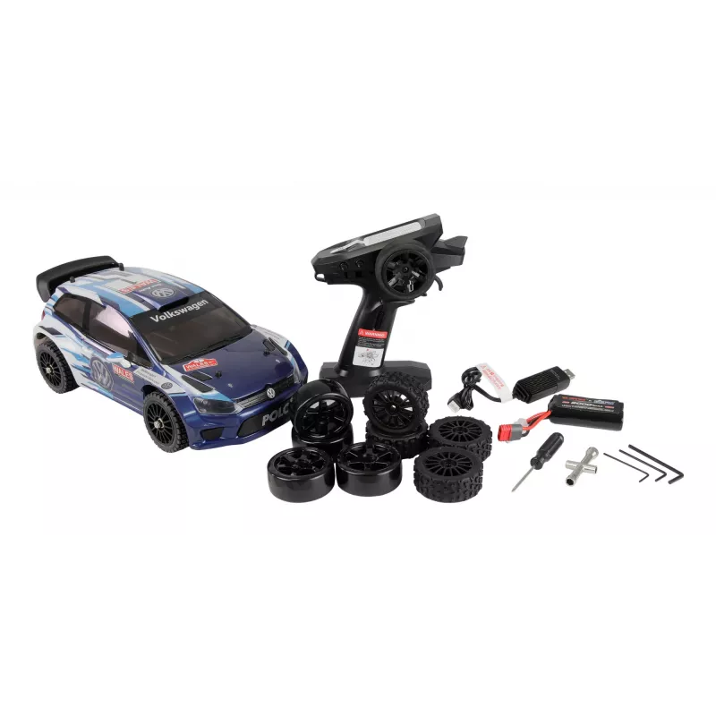 Amewi Polo R WRC, coche de rally, 1:14, 14 años, 2000 mAh, 1,33 kg