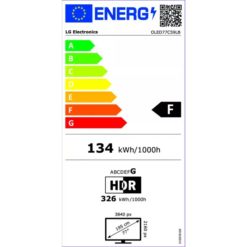 Televisor LG OLED77C58LA 77