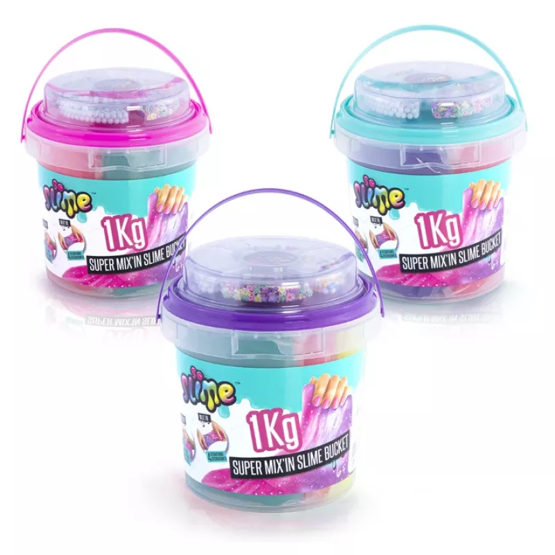 Slime Canal Toys Slime Super Bucket 1kg multicolor 6 años