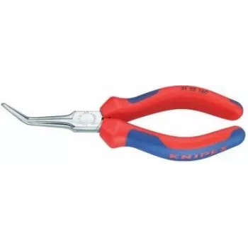 Knipex pinza de precisión para electrónica y mecánica fina 45° curvada 160 mm 31 25 160 (31 25 160)
