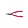 Knipex alicates para anillos de seguridad para anillos exteriores 19–60 mm punta recta 46 11 A2 (46 11 A2)