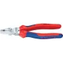 Knipex alicate universal de fuerza l.180 mm, cromado, funda multicomponente