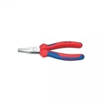 20 02 140, pinza de puntas extrafinas, acero cromo-vanadio, plástico, azul, rojo, 14 cm, 137 g