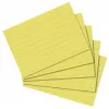 Fichas Herlitz A8, rayadas, amarillo