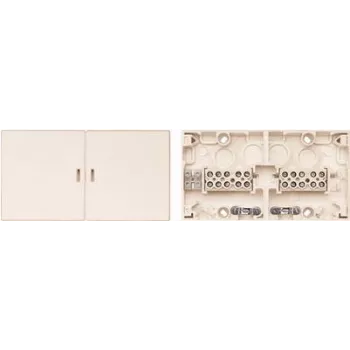 Merten 521044 caja de conexión de aparato empotrado/superficie, blanco