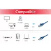 Cable de red Equip Cat.6 U/UTP cable de parcheo RJ-45 Cat6 1,5m azul