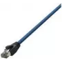 Logilink - Cable de parcheo - RJ-45 (M) a RJ-45 (M) - 15 m - SFTP, PiMF - CAT 8.1 - libre de halógenos, moldeado, redondo, sin lengüeta - Azul (CQ8106S)