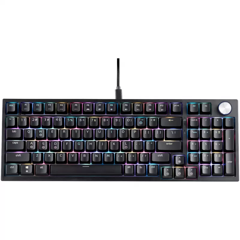 Teclado gaming XPG SORCERER distribución US negro retail (75261466)