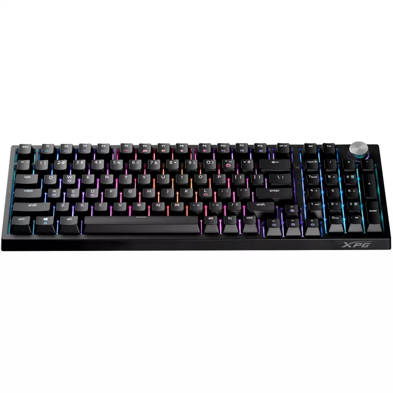 Teclado gaming XPG SORCERER distribución US negro retail (75261466)