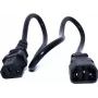 Cable de alimentación Zebra CS-CAB-IEC 0,5 m C13 C14 conector hembra