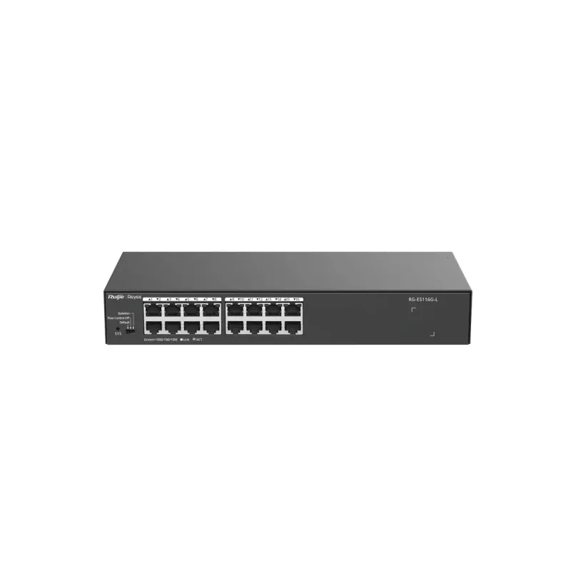 Switch no gestionado Ruijie Networks RG-ES116G-L L2 Gigabit Ethernet 16 puertos
