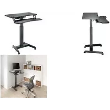 LogiLink EO0014 - Recto - Forma rectangular - Tablero de partículas - Acero - Oficina - negro (EO0014)