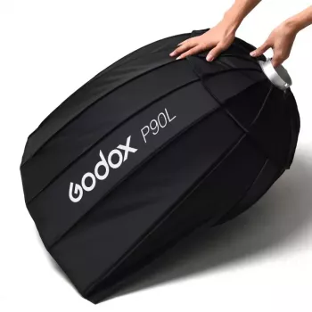 Softbox Godox P90L 90cm negro nailon poliéster con difusores