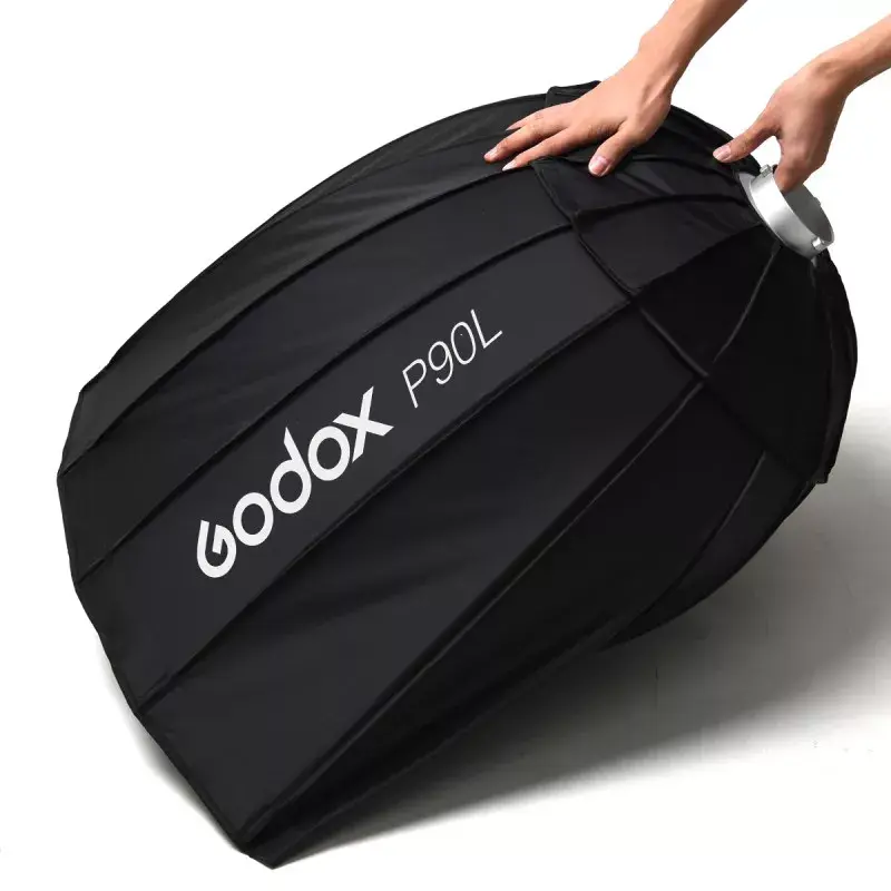 Softbox Godox P90L 90cm negro nailon poliéster con difusores