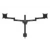 Multibrackets M VESA Deskmount Officeline Dual negro pinza/montaje con pernos 16 kg 15–30