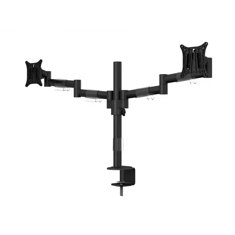 Multibrackets M VESA Deskmount Officeline Dual negro pinza/montaje con pernos 16 kg 15–30