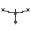 Multibrackets M VESA Deskmount Officeline Dual negro pinza/montaje con pernos 16 kg 15–30