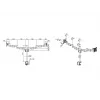 Multibrackets M VESA Deskmount Officeline Dual negro pinza/montaje con pernos 16 kg 15–30