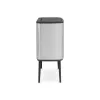 Cubo de basura Brabantia 316227 34L rectangular plástico acero inoxidable