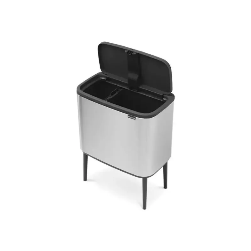 Cubo de basura Brabantia 316227 34L rectangular plástico acero inoxidable