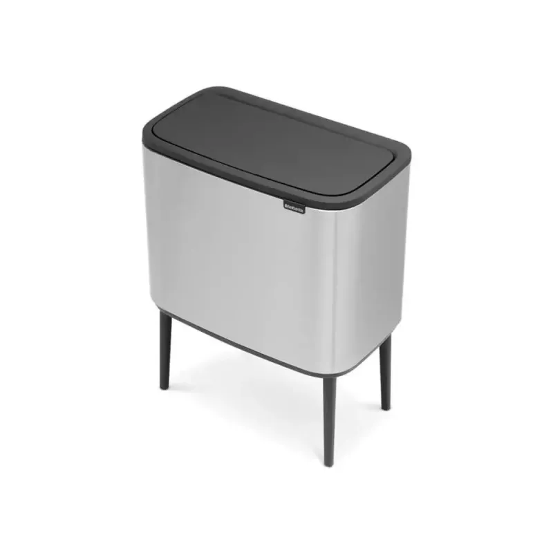 Cubo de basura Brabantia 316227 34L rectangular plástico acero inoxidable
