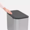 Cubo de basura Brabantia 316227 34L rectangular plástico acero inoxidable